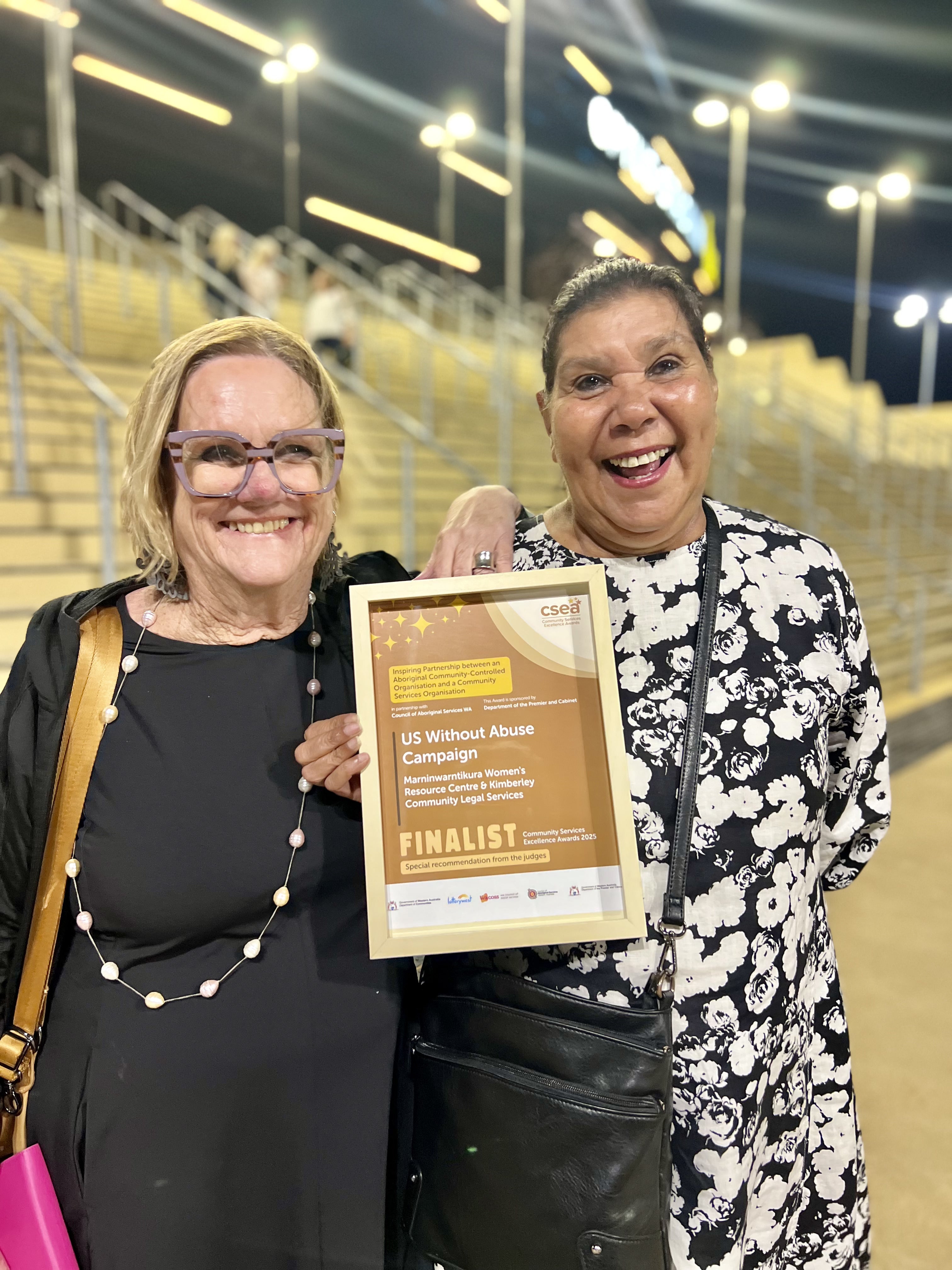 Special Commendation for Us Without Abuse at the 2025 CEA Awards