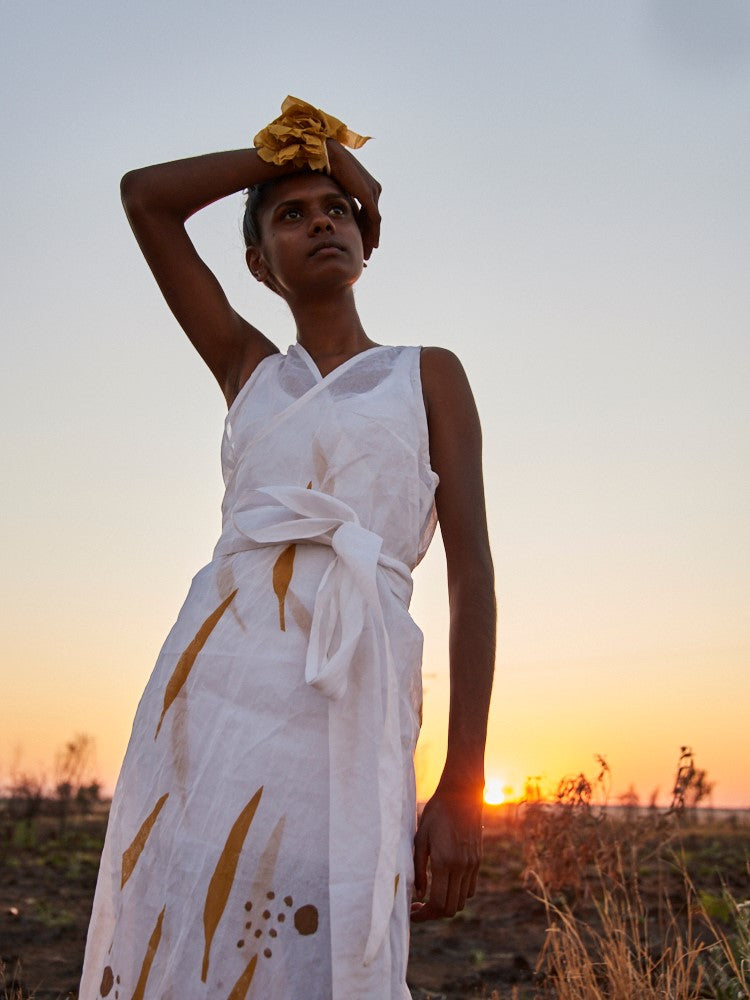 Fitzroy Crossing model, Shaniqua Shaw, takes on Melbourne Fashion Festival